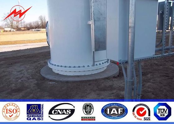 Ringsum multi- Plattform- vonmono-Pole-Turm 100 ft selbsttragender Stahlgittermast