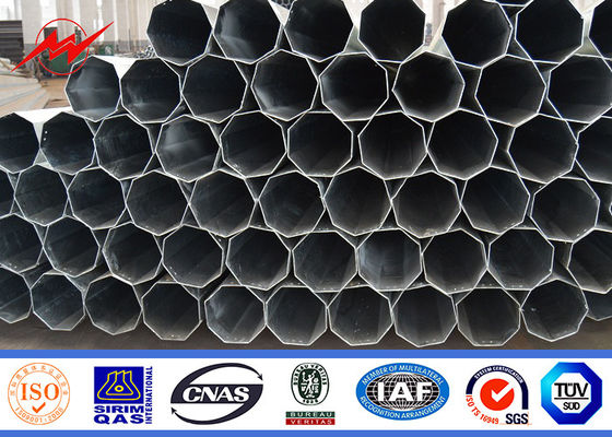 Achteckiger 40FT Stahlstrommast 138KV für Getriebe der elektrischen Leistung