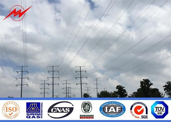 Röhren-/Gitter-Stahlgalvanisations-elektrische Leistung Pole für Übertragungsleitung