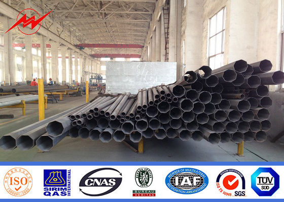 Turm anerkanntes BV der 3mm Winkel-Eisen-achteckiger Stahlelektrischen energieübertragung