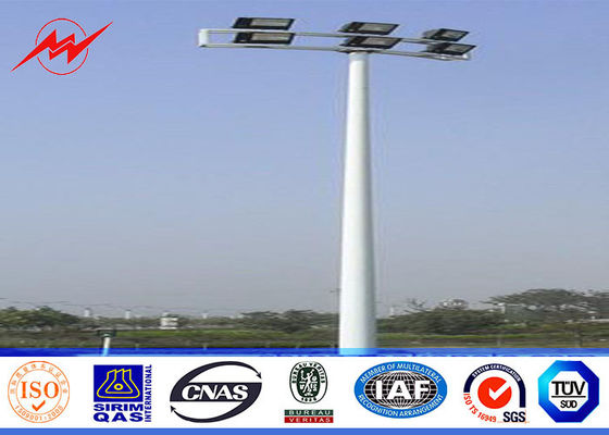 Galvanisierter 30M hoher Mast Pole mit Handkurbel für Parkplatz-Beleuchtung
