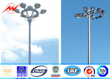 Polygonaler 35M hoher Mast Pole für Stadions-Beleuchtung
