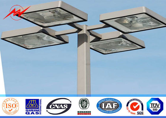 Hoher Mast Pole des Flughafen-30M HDG mit doppelter Laternenplatte für 100 Quadratmeter Stadionsbeleuchtung