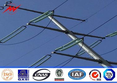 Stahlmaterial Strommasts Q345 10M 2.5KN für Verteilungsenergie Afrikas Electicity mit Galvanisation