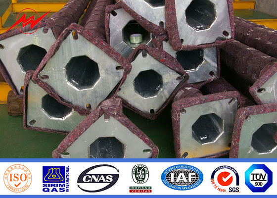 Einarmige 3mm galvanisierte Stahl-Polen, rostfester heller Pole im Freien