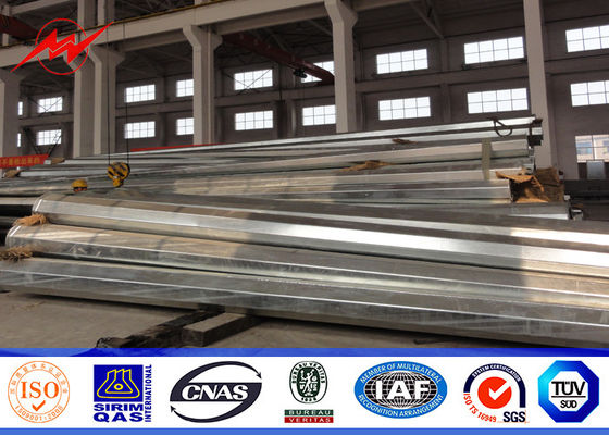 Elektrische Sendeleistung ringsum Stahlplatte der 11M Metallstrommast-3mm