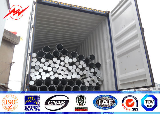 Konischer Stahlstrommast 33KV 11m für Verteilung der elektrischen Leistung 33KV