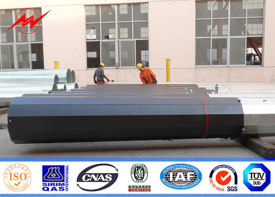 Konischer Stahlstrommast 33KV 11m für Verteilung der elektrischen Leistung 33KV