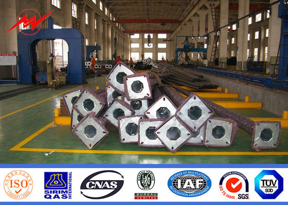 Rundes dekoratives StraßenlaternePolen, Doppelkreuz-Arm kommerzielle helle Polen HDG