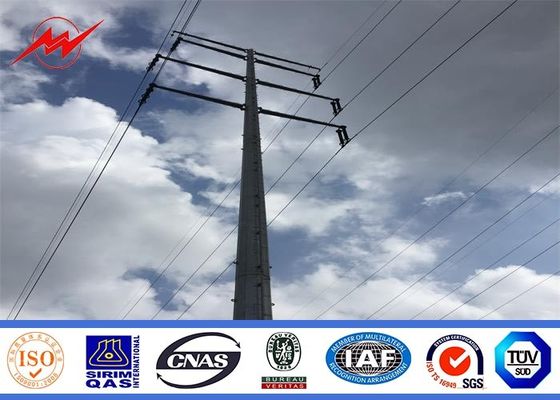 Mittelspannung galvanisierter Pole-Antirost 3-15m der Übertragungsleitungs-132KV