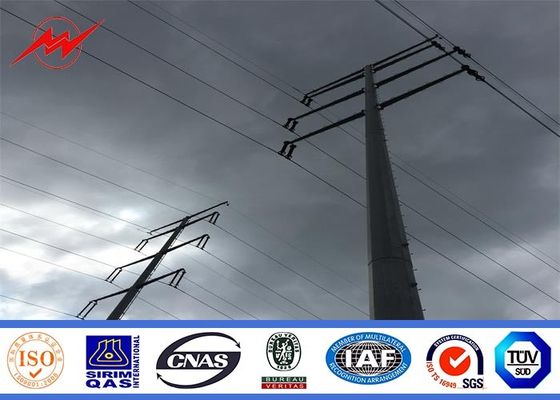 Mittelspannung galvanisierter Pole-Antirost 3-15m der Übertragungsleitungs-132KV