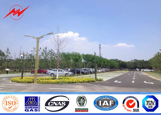 Parkplatz-Lichtmast Soems konischer 6m im Freien mit einzelner Klammer