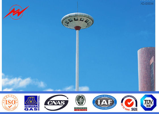 Rostfester runder hoher Mast Pole mit 400w HPS beleuchtet Bridgelux-Chips