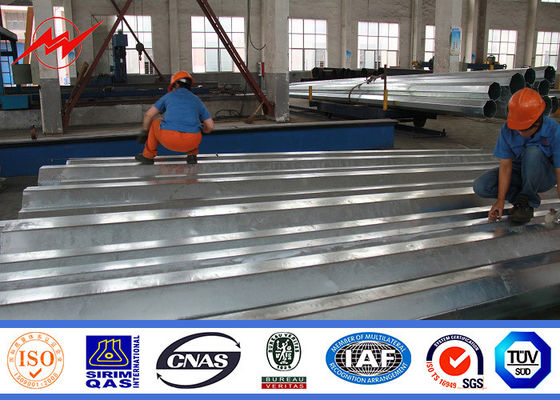 Umweltfreundlicher Stahl- Gitter-Freileitungsmast 11m 500dan Stahl- Röhren-Pole IP65