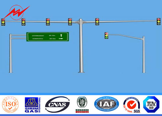 6m einzelne Klammer galvanisierte Stärke Verkehrs-Straßenlaterne-Polen 3mm
