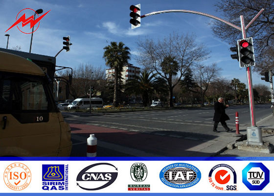 6m einzelne Klammer galvanisierte Stärke Verkehrs-Straßenlaterne-Polen 3mm