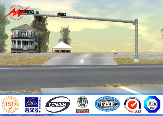 Konisch/ringsum 5m Pulver-Beschichtung galvanisierte Stahl-Polen für Verkehrs-System