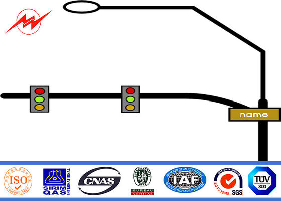 5m Pulver, das Lichtsignale Gr50 LEDTraffic, Bremsleuchten der Fahrstraßen-LED beschichtet
