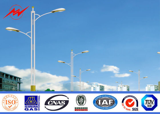 Stoßsichere 1.5M Doppelkreuz-Arm-Solarenergie heller Pole für Parkplatz