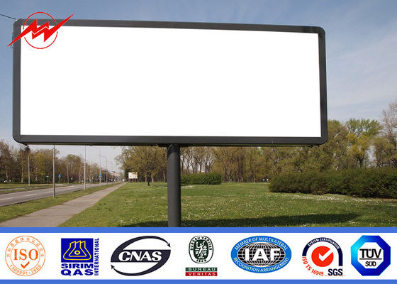 Multi Farbstraßenrand-Plakatwerbung im Freien, Stahlkonstruktions-Anschlagtafel
