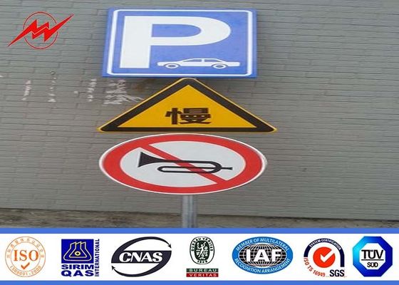 Windundurchlässige hohe Stahlverkehrs-Lichtsignale der Weisen-4m mit Posten-Prüfer