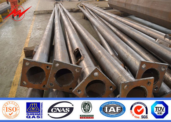 Straßenlaterne-Pole-Stahlpfosten des Straßenrand-10m mit Anzeigenfahne