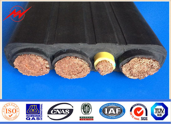 Der kupferner Leiter-elektrische Draht-und Kabel-4 Kern-Stromkabel-Papiergarn