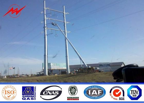 23M Klasse eine galvanisierte elektrische Leistung Pole für Verteilung des Getriebe-132KV mit 6mm Stärke