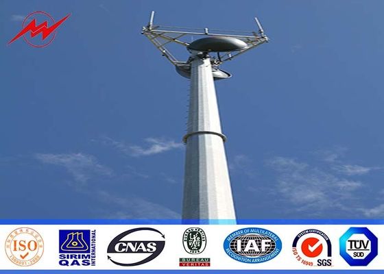 Fachmann galvanisierte Mono-Pole-Turm-konische Form mit Ankerbolzen