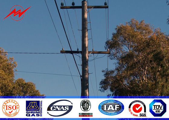 Kundengebundener Straßenlaterne-Landstraßen-Lichtmast 110KV polygonaler Stahl- Röhren-Pole