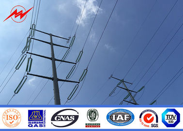 Bitumen-Stahlstrommast 132KV 18m für Afrika-Netzverteilung