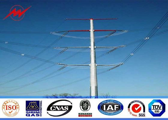 Hot Dip Galvanized 60 ft Länge 70 ft 90 ft Stahlstange für die Stromverteilung