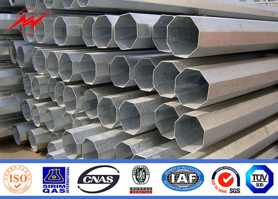 Q345 galvanisierte 15M elektrische Leistung Polen für Kraftübertragung 1 - 36mm