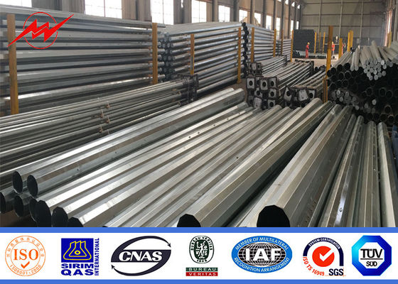 Afrikanisches Bitumen 20-m-Doppelleitung galvanisierter Stahlstrommast 10 KV - 550 KV