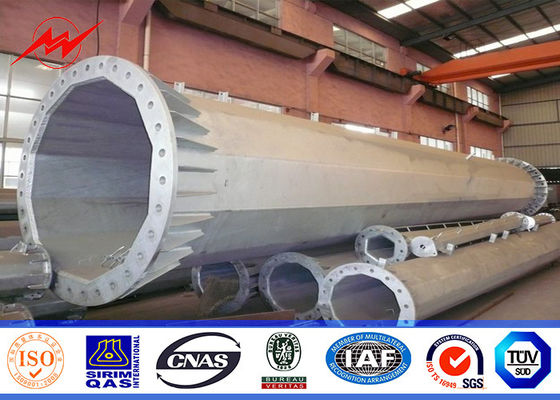 100 der Leiter-Flansch-Fuß Art-galvanisierter Monopole Zellturm für Mobiltelefon-Maste