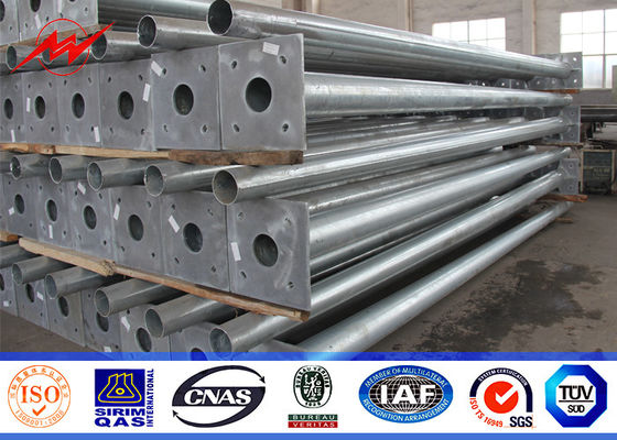 12 Last 15m galvanisierte der Seiten-2.5KN Stahl-Pole-Beerdigungs-Art Galvanisations-Standard