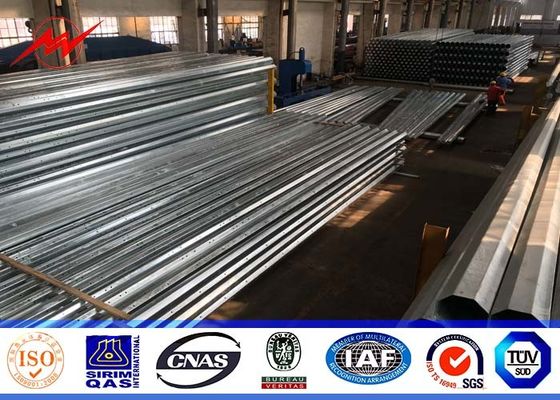 Rundes Abschnitt-Getriebe galvanisierte Stahl-Polen 15m 24KN mit anerkannter ISO