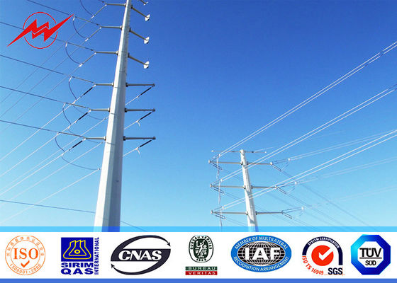 8 versahen 24M Clase 3000 Metallstahlstrommaste für Getriebe-obenliegende Linie mit Seiten