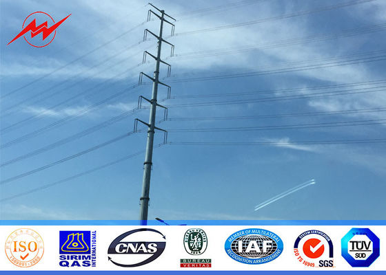 Achteckiges 11.8M galvanisierte Stärke Polen der elektrischen Leistung 6.5KN Lagerbelastungs-3.5mm
