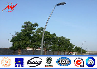 S500MC kurvte 6m - 14 M galvanisiertes StraßenlaternePole mit 3mm Stärke