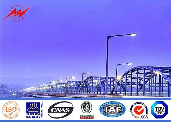 Einzelne Mast-Straßen-StahlLichtmaste der Arm-Q235 hohe galvanisierten StraßenlaternePole
