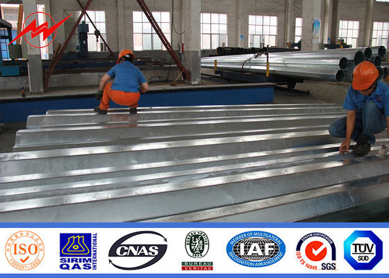 Quer- Arm 25 ft galvanisierte Stahl-Polen 10m 12m 15m 69 KV-Stahl-Strommast