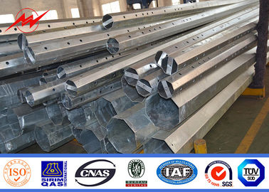 Polygon 12m ASTM A123 galvanisierender Stahl- Röhren-Pole 69KV