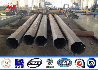 Hot Dip Galvanizing Power Steel Pole Multi Pyramidal mit Übertragung