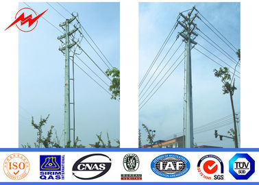 Afrika 9m - 13m elektrische Leistung Pole, kommerzielle Wandstärke heller Polen 3mm