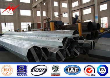 50FT 60FT 70FT galvanisierten Stahl-Polen für Verteilung und Getriebe mit den Querarmen