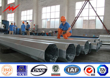 50FT 60FT 70FT galvanisierten Stahl-Polen für Verteilung und Getriebe mit den Querarmen
