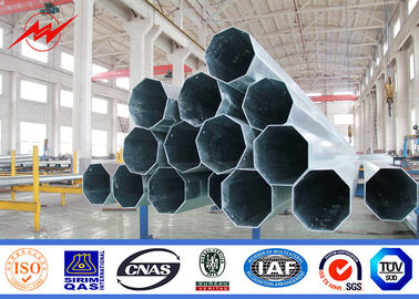 9m 12m 16m galvanisierter Stahlpfosten mit Bitumen und Armkreuzung