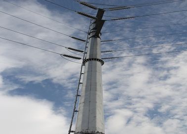 Professionelle ASTM A123 galvanisierte Stahlstange für Übertragung und Beleuchtung in den Philippinen