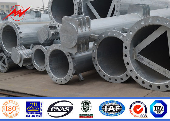 220KV 12.8m 12 KN-elektrische Leistung Pole, dauerhafte Fernleitung Polen